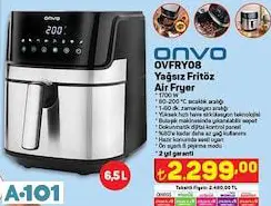 ONVO YAĞSIZ FRİTÖZ AİRFRYER ONVO YAĞSIZ FRİTÖZ AİRFRYER